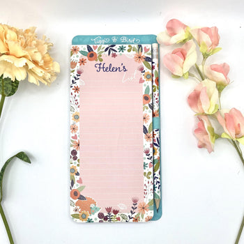 Tiggi & Bird - Individually Named Magnetic Shopping List Pad