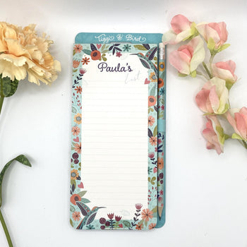Tiggi & Bird - Individually Named Magnetic Shopping List Pad