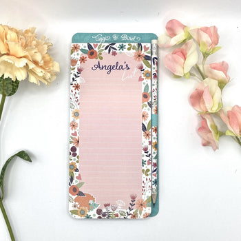 Tiggi & Bird - Individually Named Magnetic Shopping List Pad