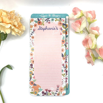 Tiggi & Bird - Individually Named Magnetic Shopping List Pad