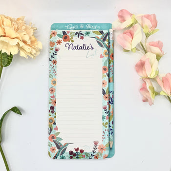 Tiggi & Bird - Individually Named Magnetic Shopping List Pad