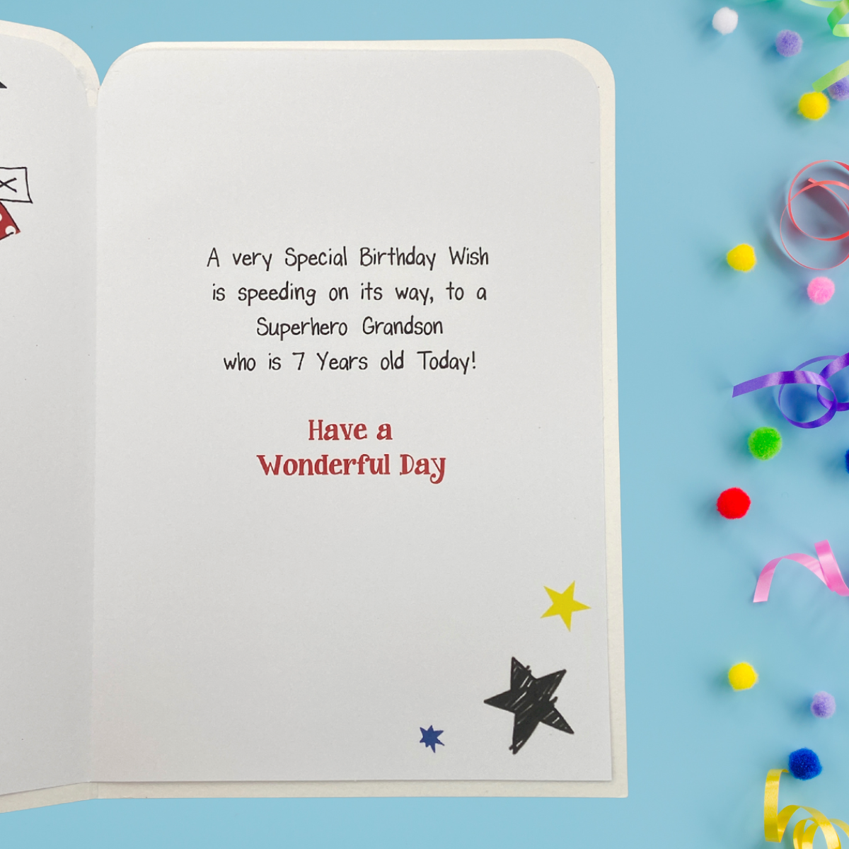 grandson 7 inside image with heartfelt verse