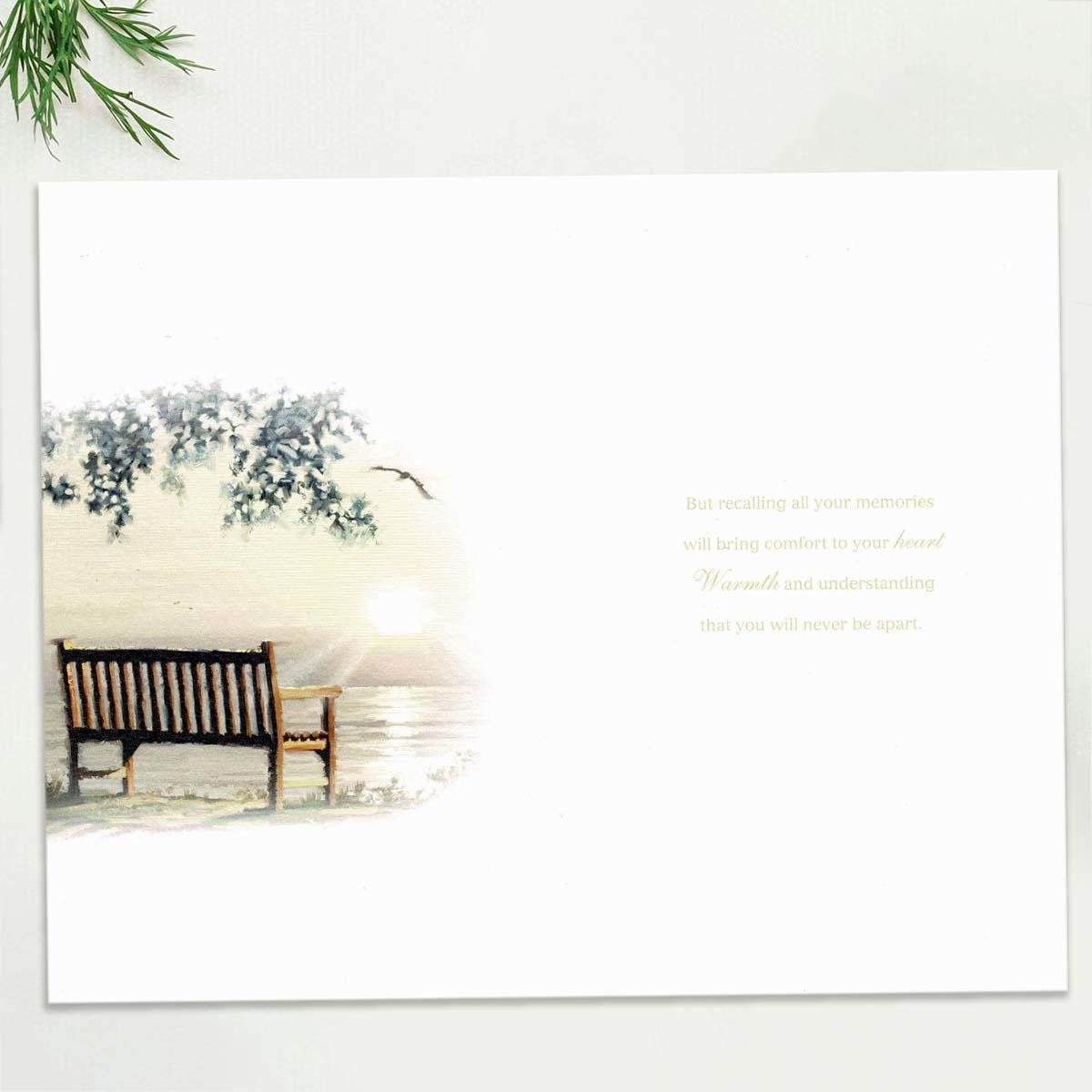 Inside with colour print and heartfelt words