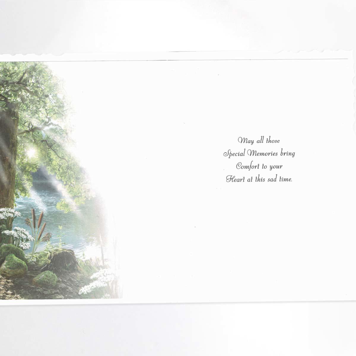 Inside with colour insert and heartfelt words