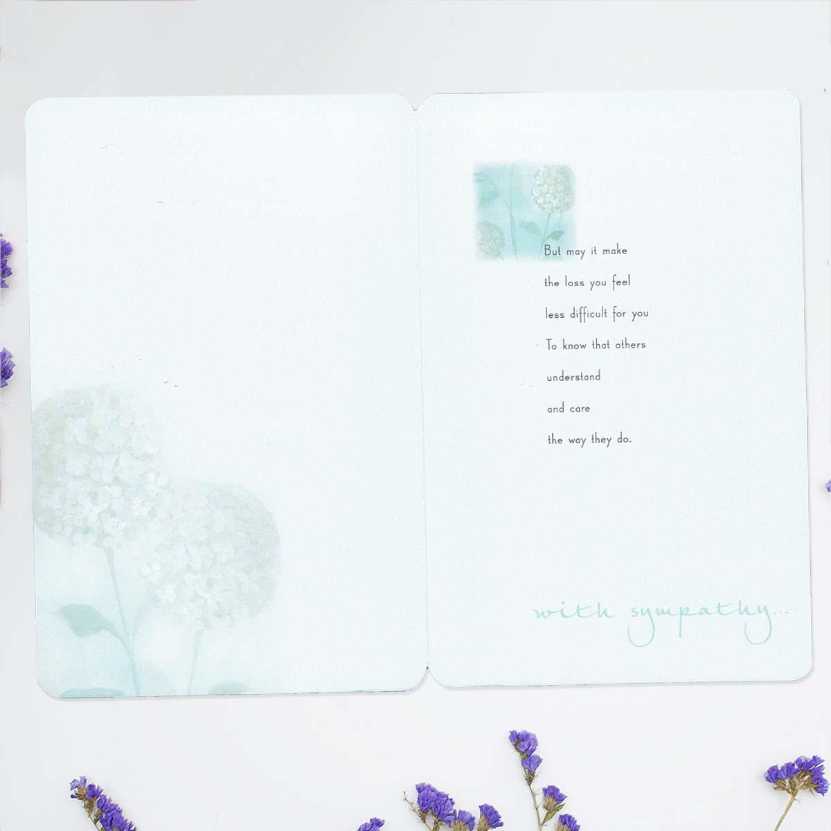Inside with colour print and heartfelt words