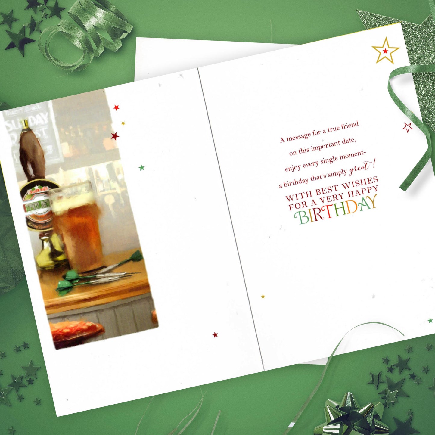 Inside Image Showing Layout And Printed Text