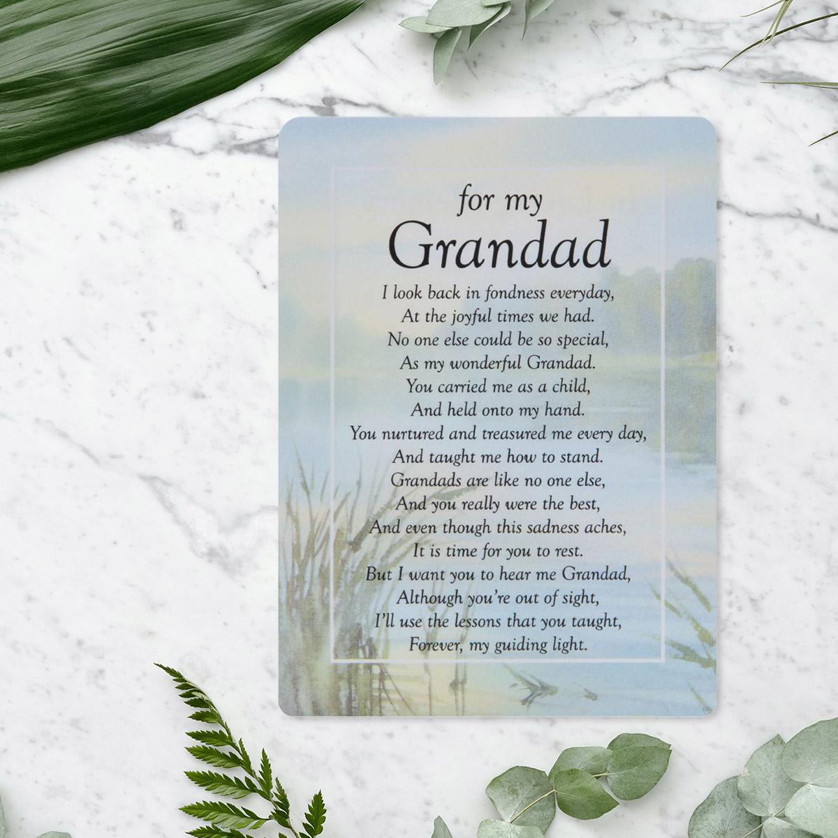 Graveside Cards - For My Grandad – The Celebration Store