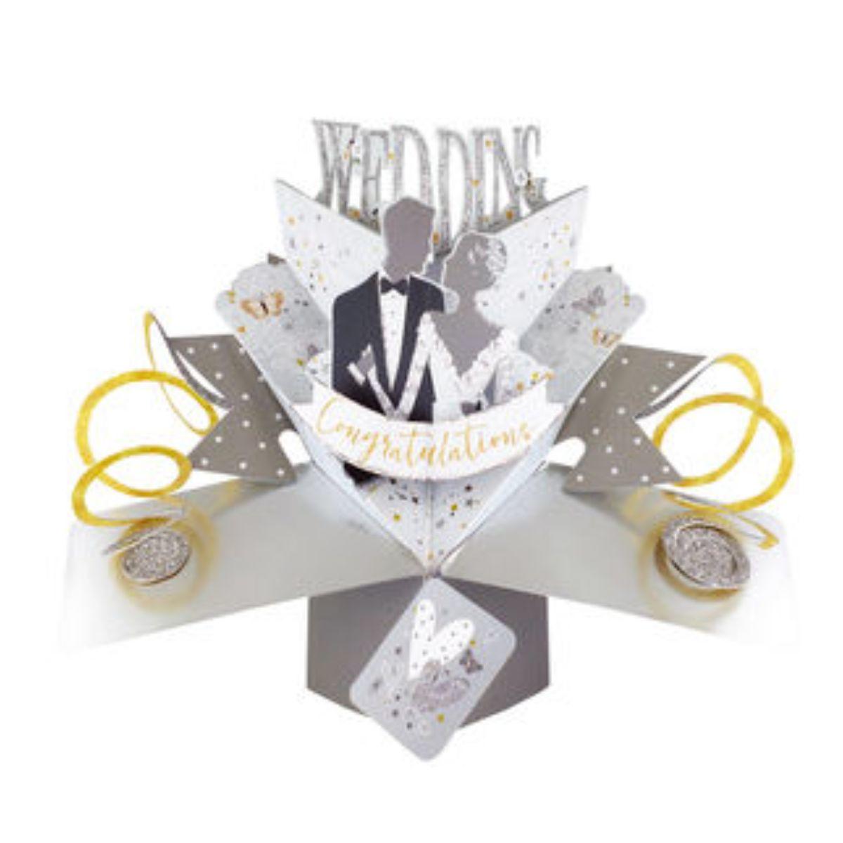 Wedding Pop Up Card Shown How The Precipitant Will Receive It