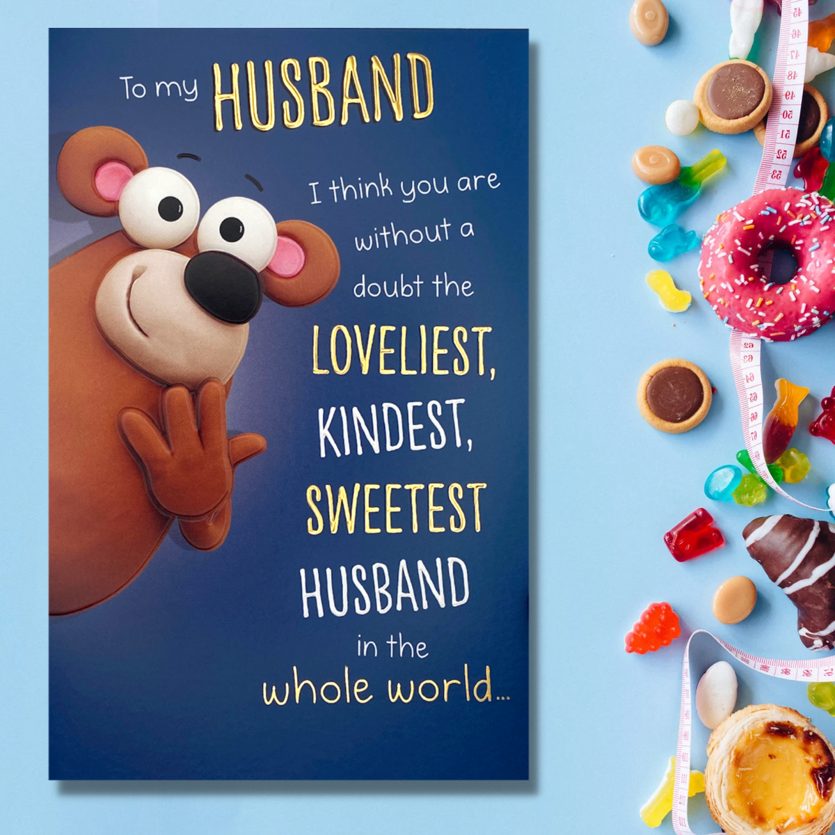 Husband Birthday - Crackers Front Image