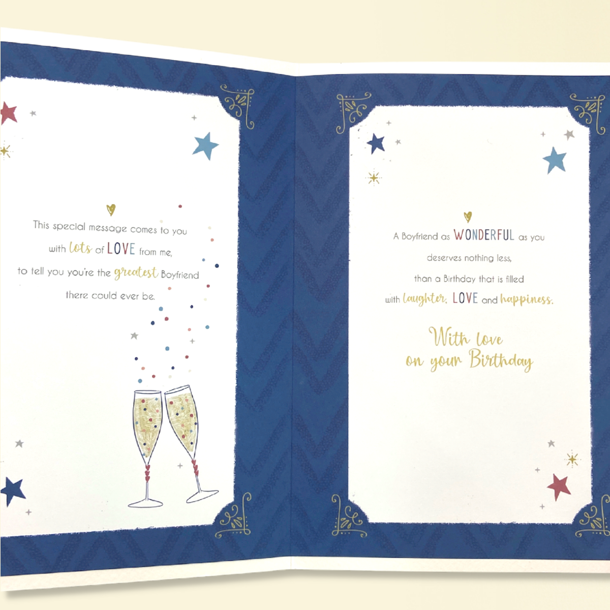 Boyfriend - Pavillion Birthday Bubbles Inside Image with coloured insert