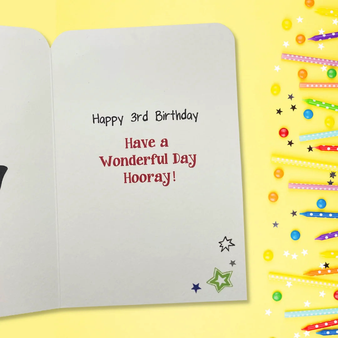 3rd Birthday Card - Twingles Astronaut