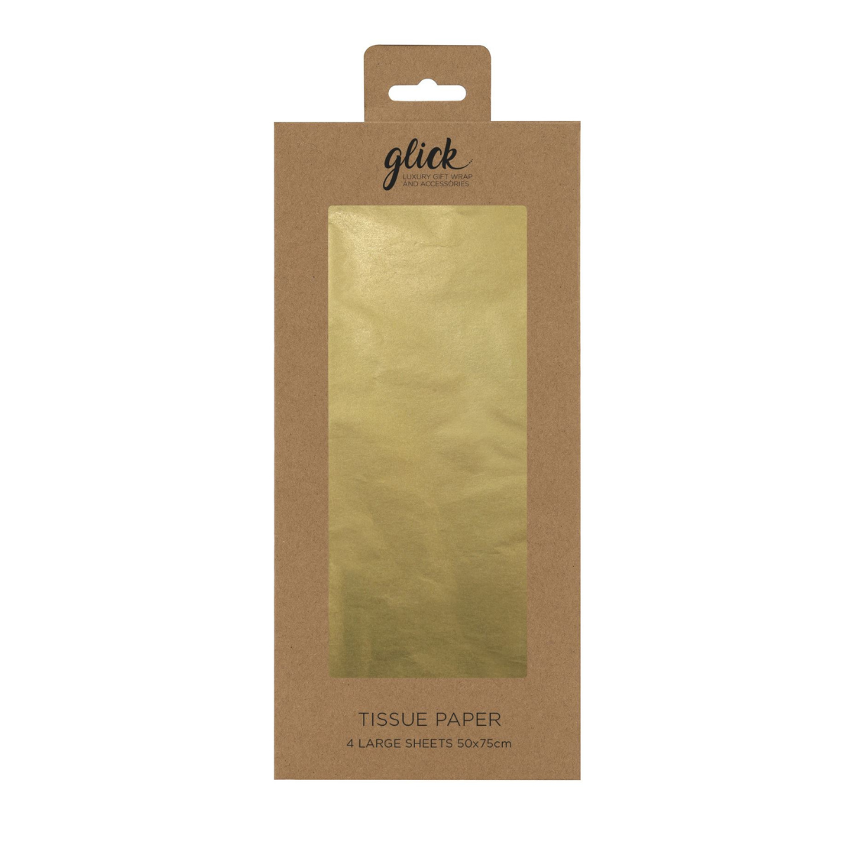 Image Of Packet Of Gold Tissue Paper