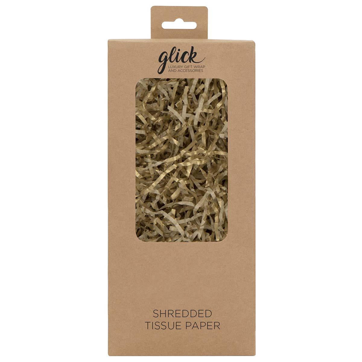 Shredded Tissue Paper - Gold Front Image