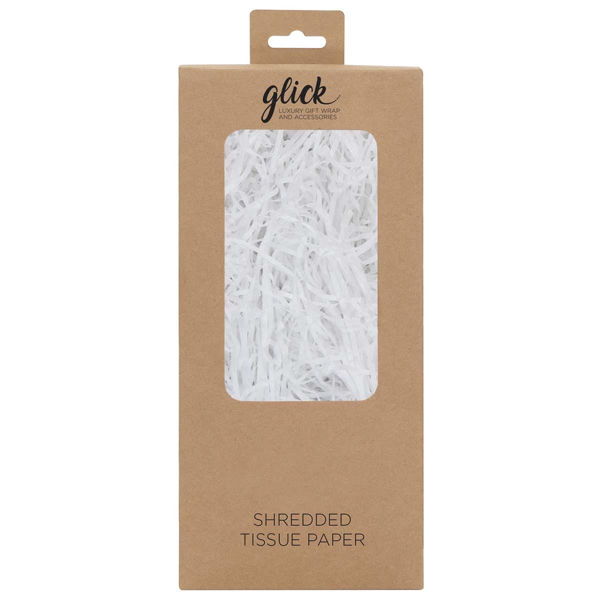 Shredded Tissue Paper - White Front Image