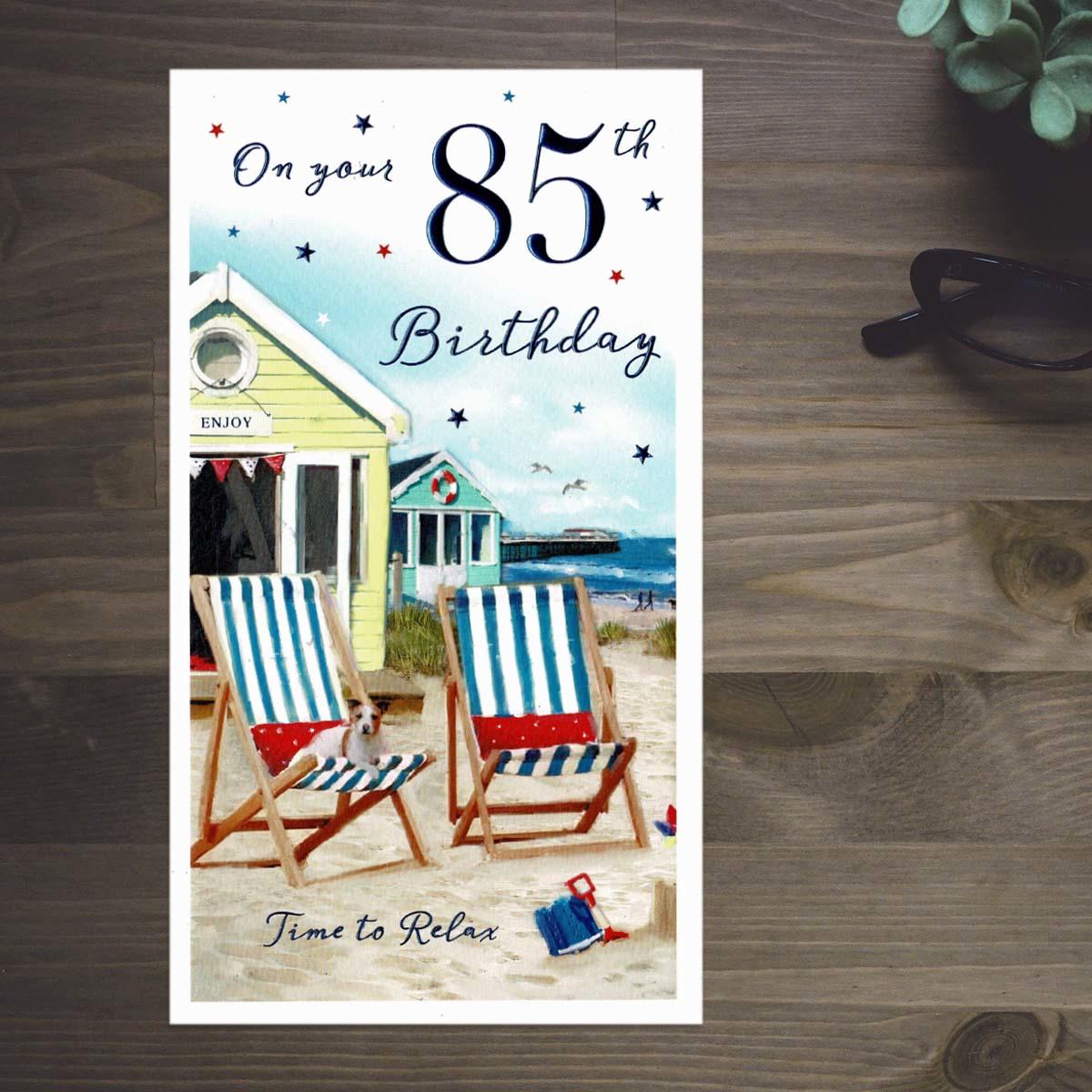 Essence - On Your 85th Birthday Card Front Image