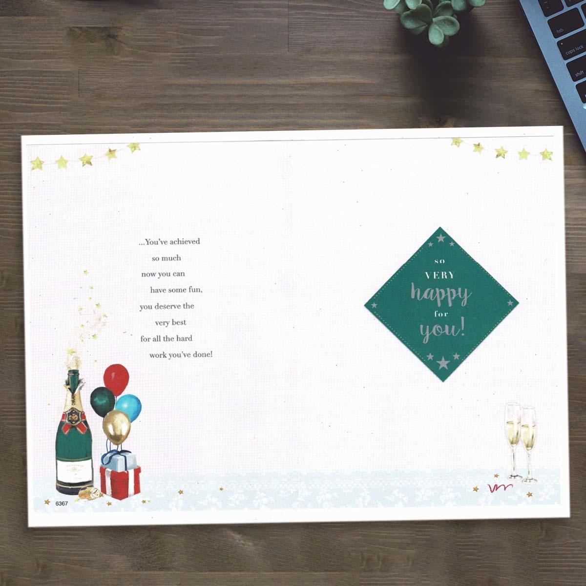 Inside with colour insert and verse