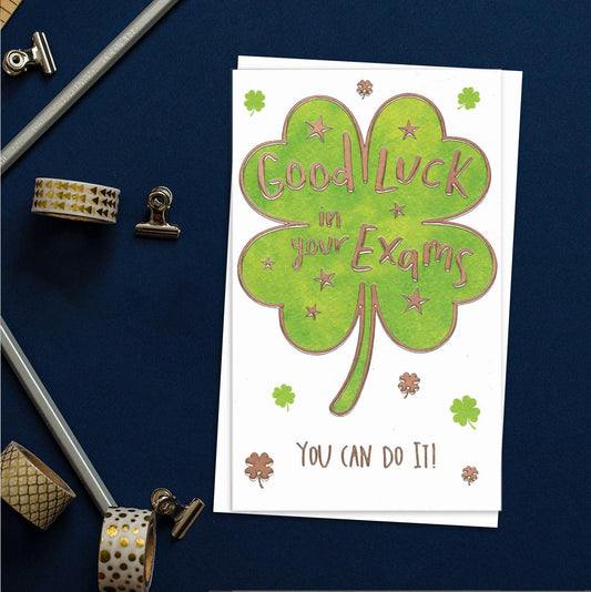 Good Luck In Your Exams Card Front Image