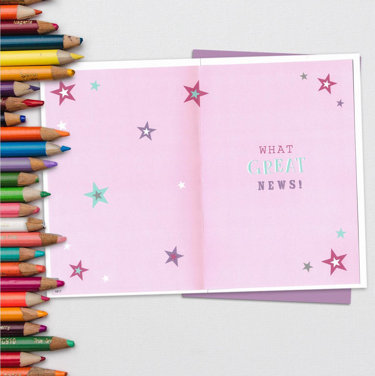 Inside With Coloured insert And Greeting