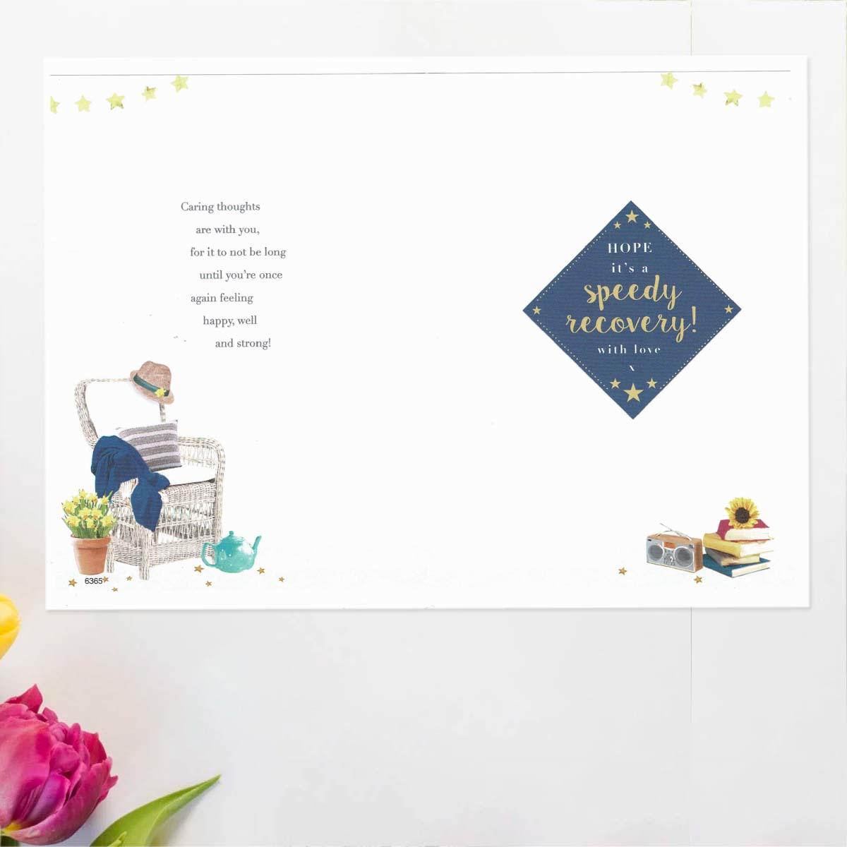 Inside with colour insert and heartfelt words