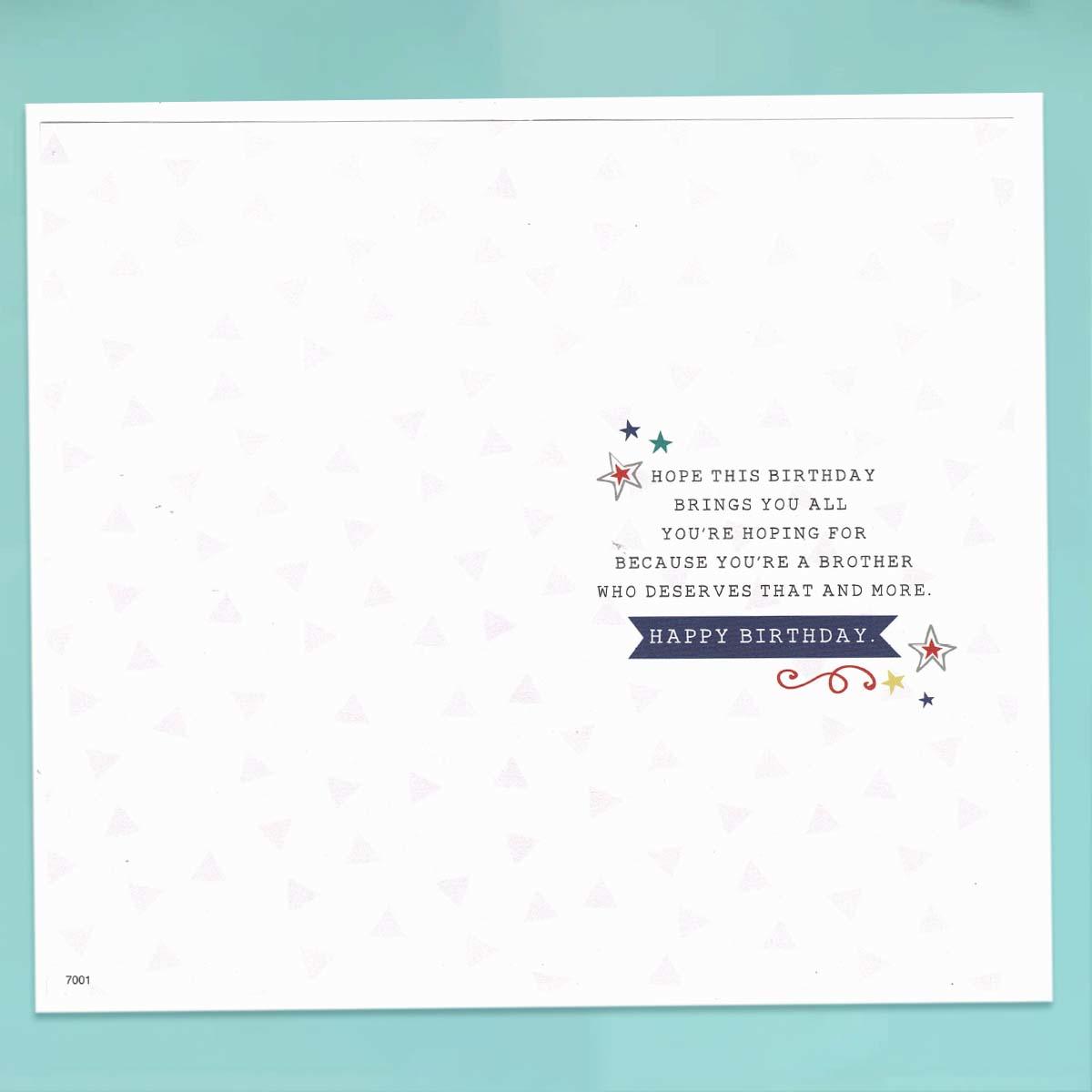 Inside with colour insert and verse