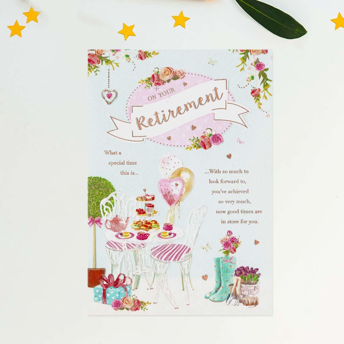 Avec Amour - Retirement Card Front Image
