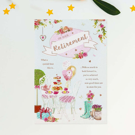 Avec Amour - Retirement Card Front Image