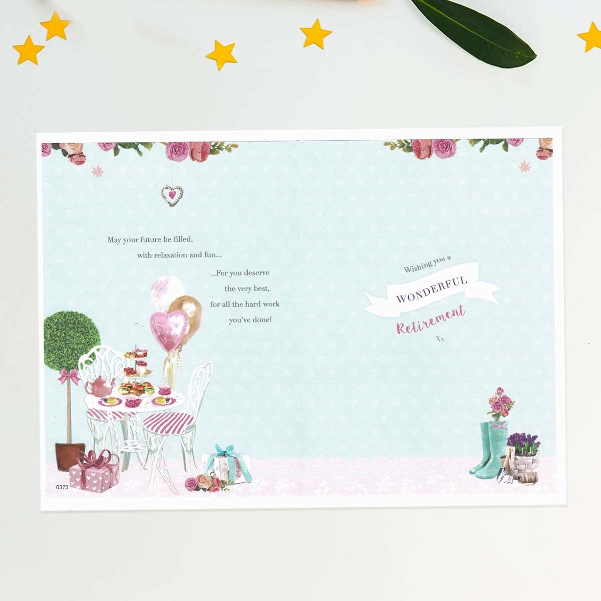 Inside with colour insert and verse