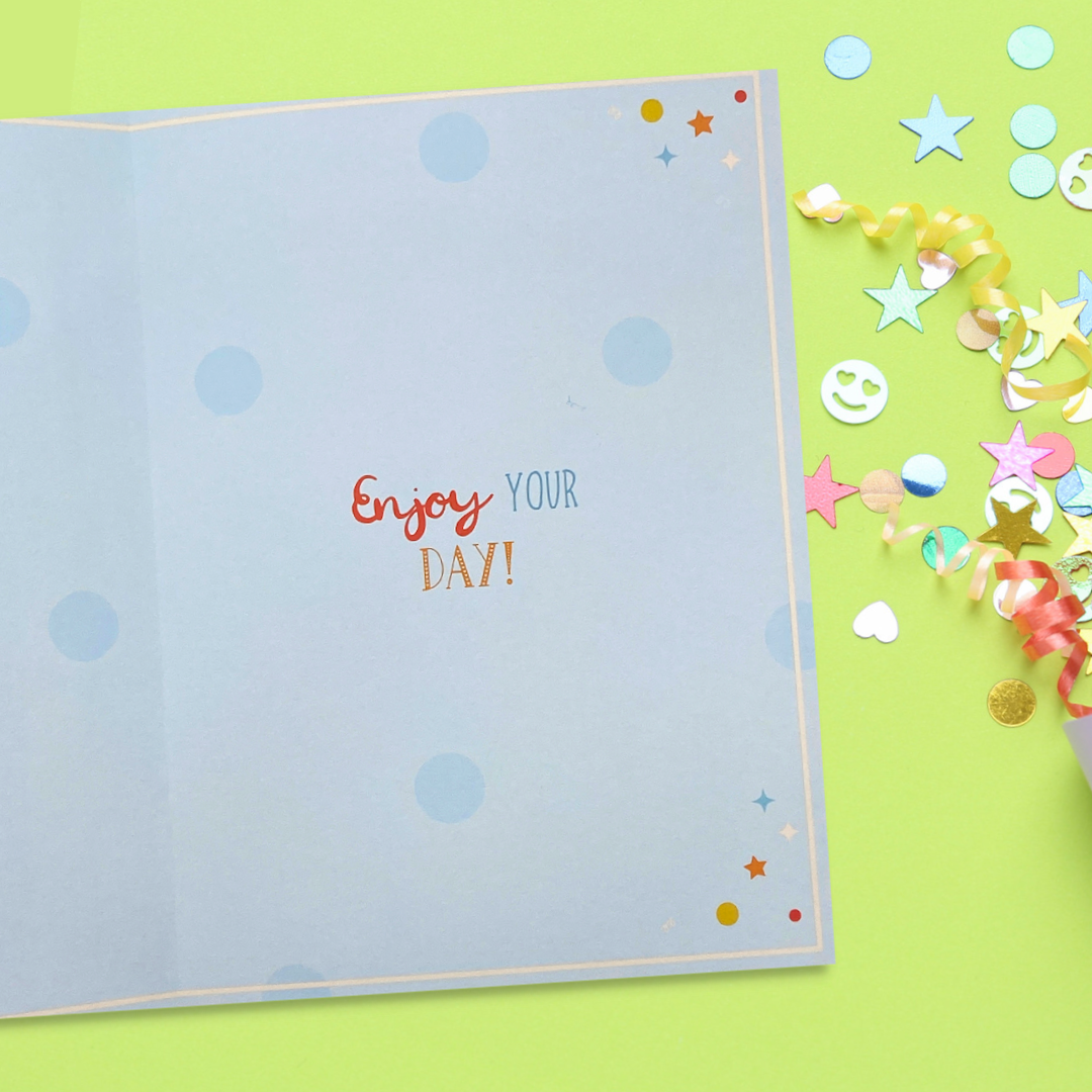 Uncle Birthday Card - Barley Bear & Beer
