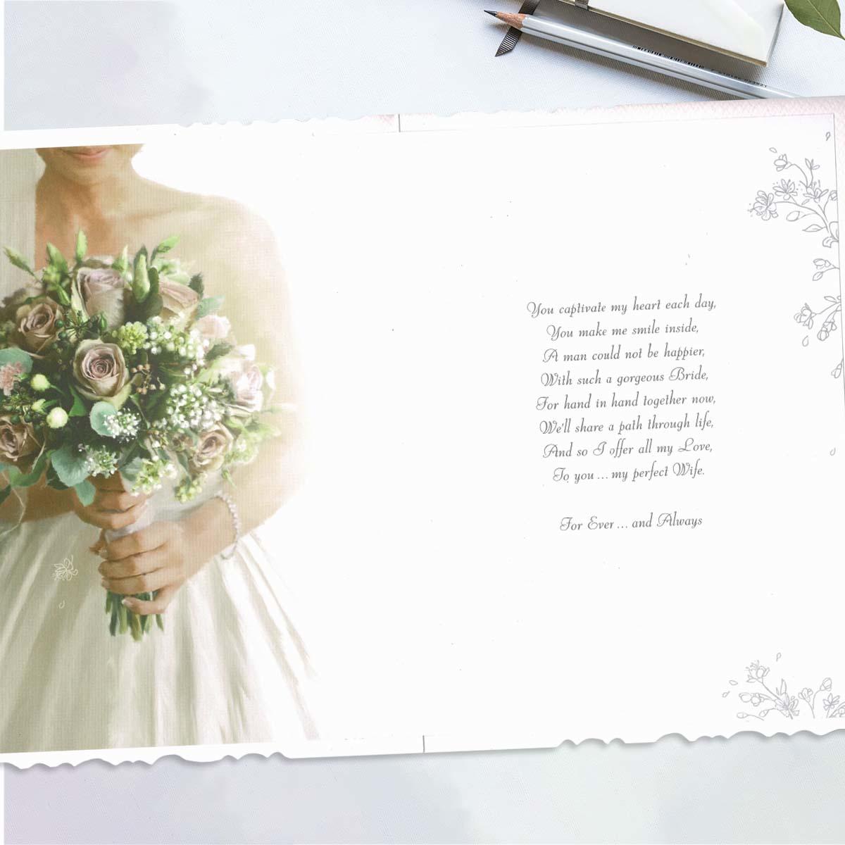Inside with colour insert and heartfelt words