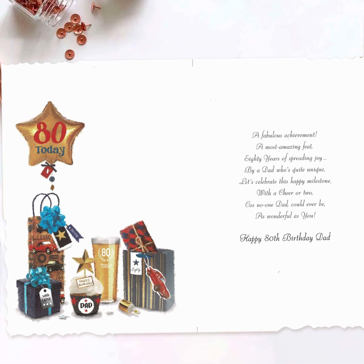 Inside with colour insert and verse
