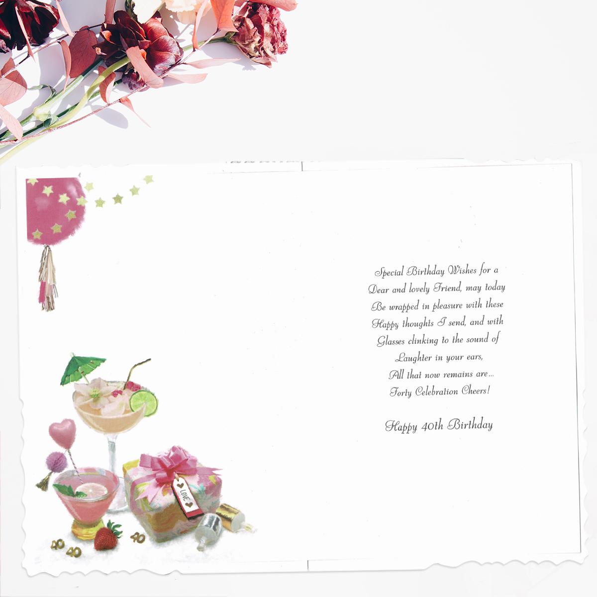 Inside with heartfelt verse