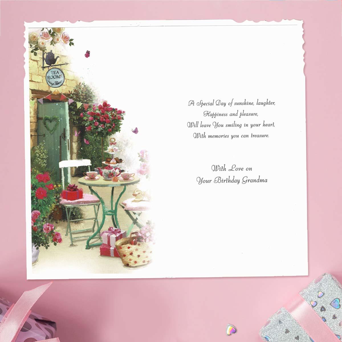 Inside with colour insert