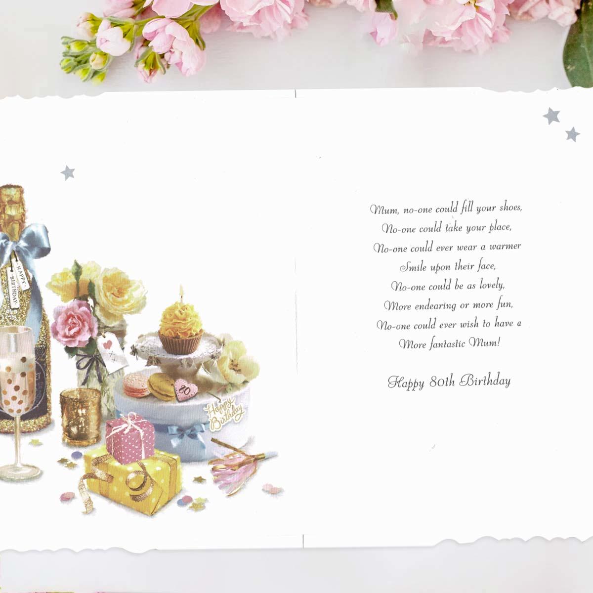 Inside with colour insert and verse