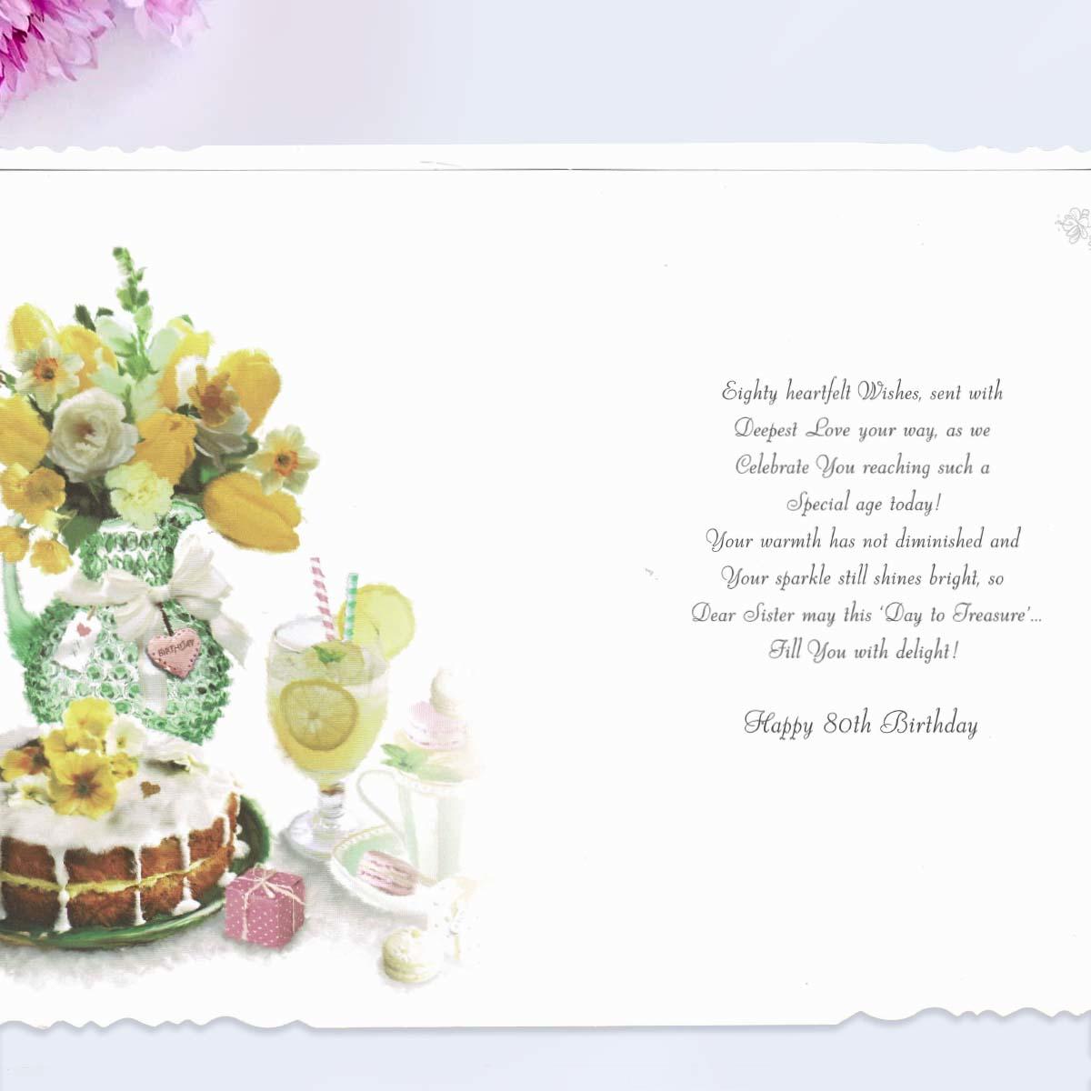 Inside with colour insert and heartfelt verse