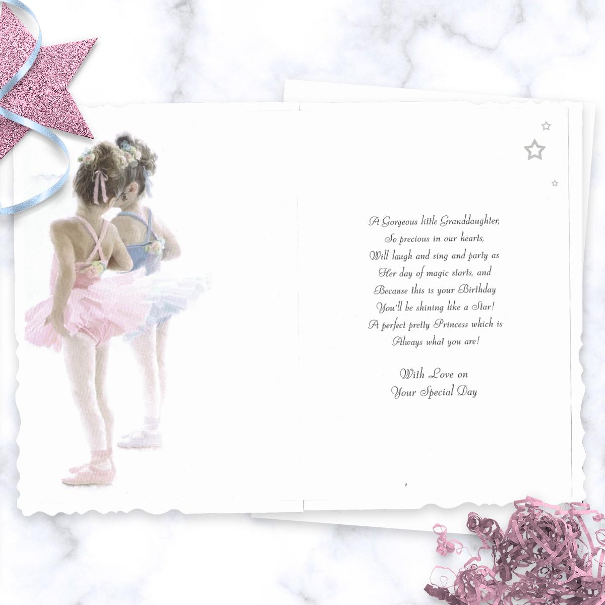 Printed Insert With full Colour Image And Heartfelt Verse