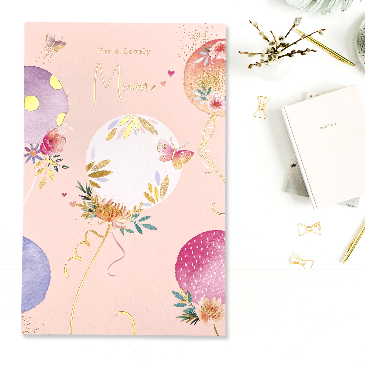 Mum - Butterfly Garden Balloons Front Image