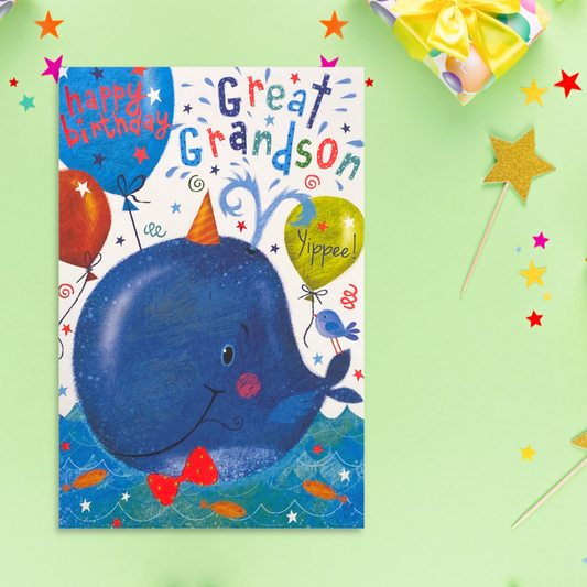 Great Grandson Birthday - Yippee Front Image