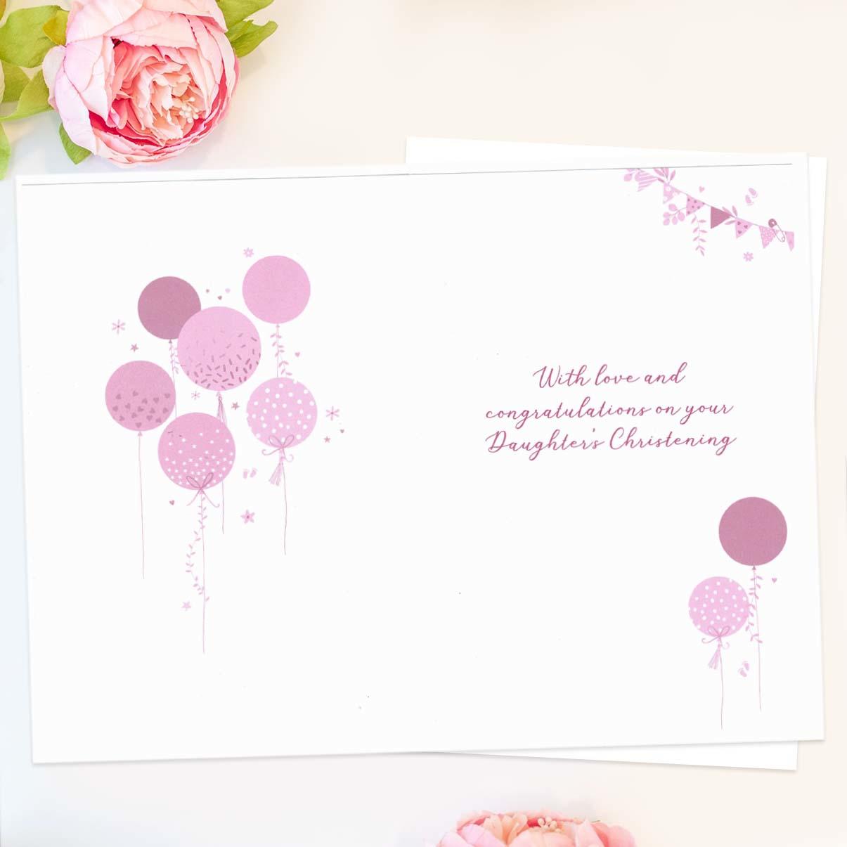 Inside with colour insert and verse