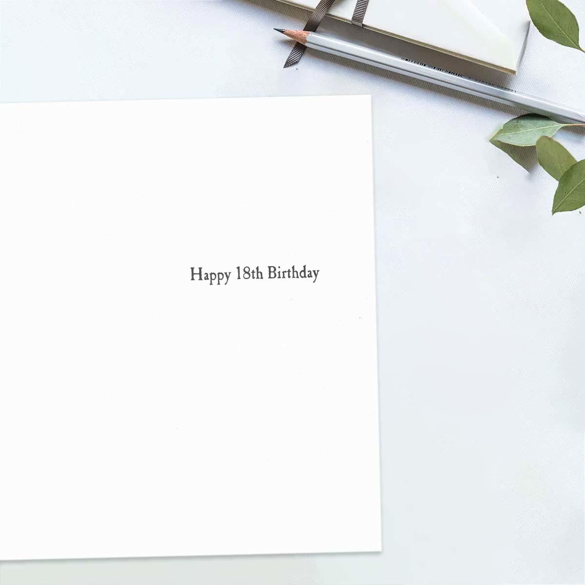 Inside with greeting