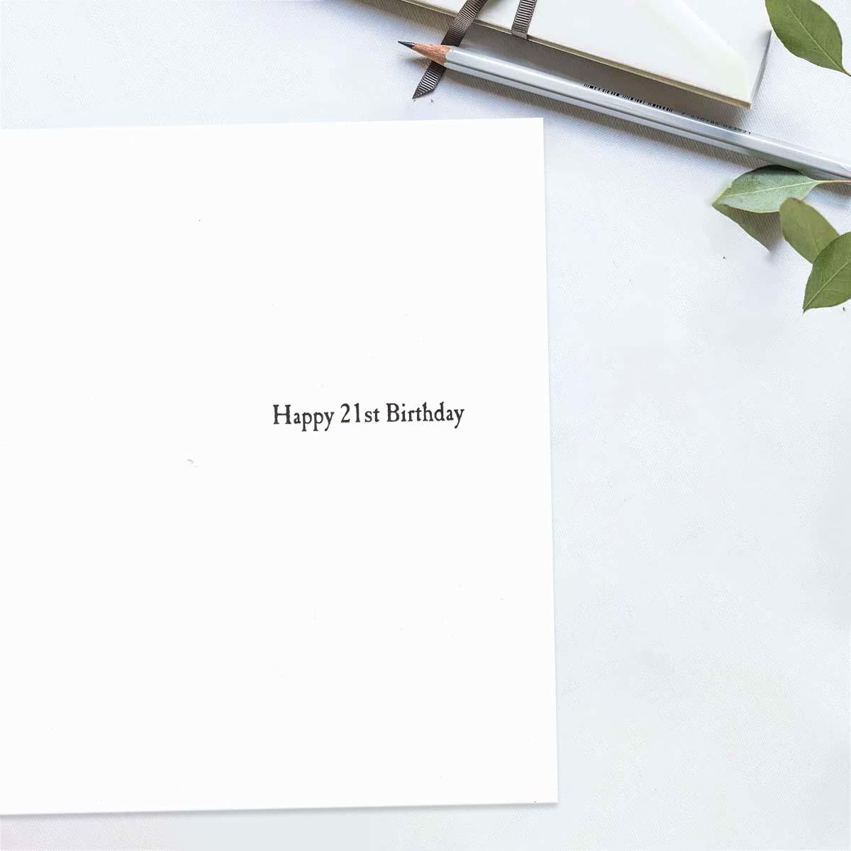 Inside with greeting