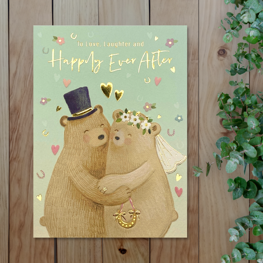 Happily Ever After Wedding Day - Bellamy Card Front Image