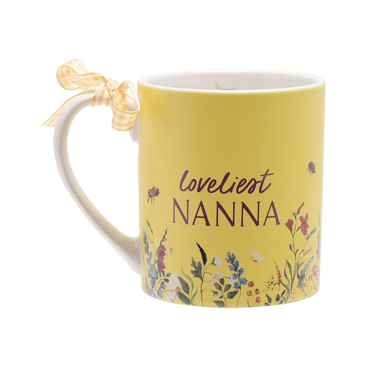 Loveliest Nanna Mug Displayed Showing One Side