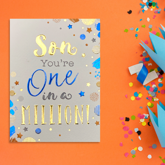Son Birthday Card - One In A Million