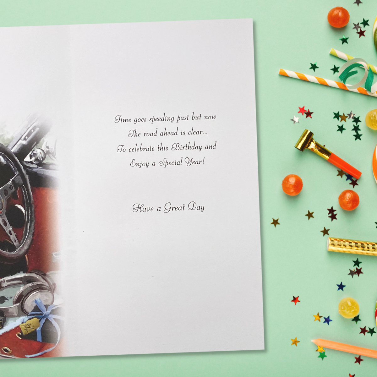 Son Birthday Card - Velvet Moments Dashboard