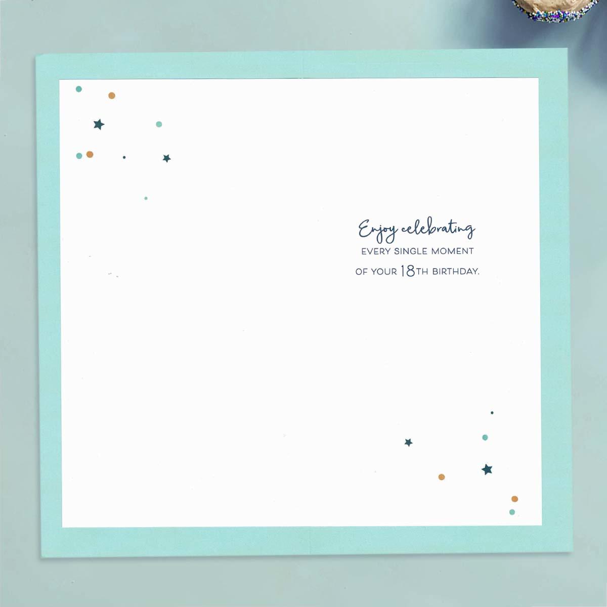 Inside with colour insert and greeting