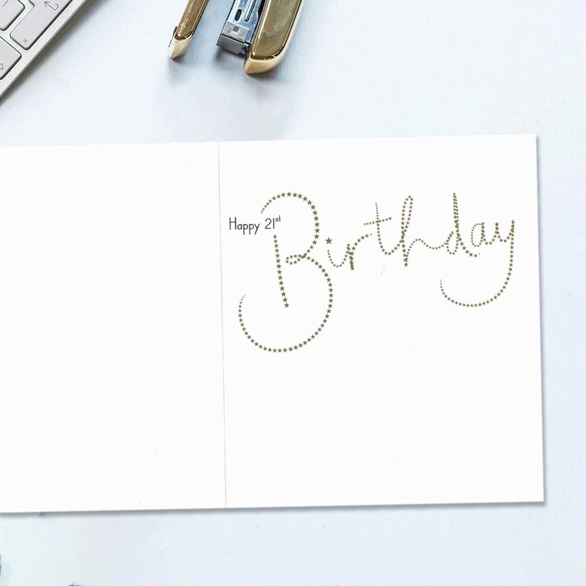 Inside with greeting