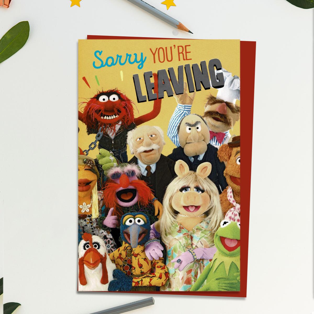 Muppets Leaving Card Front Image