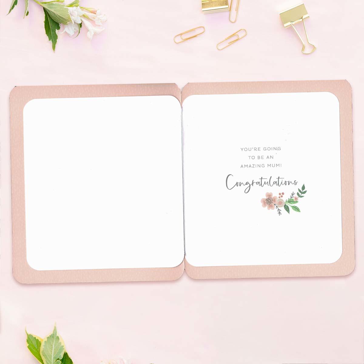 Inside with colour insert and greeting