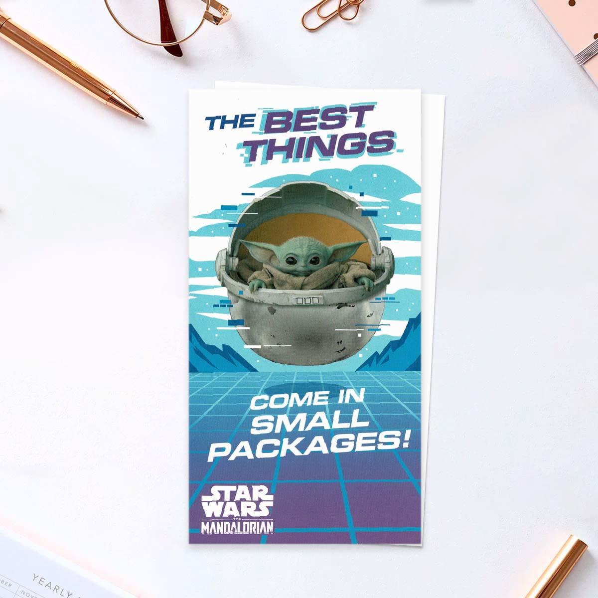 Star Wars The Mandalorian Money Wallet Front Image