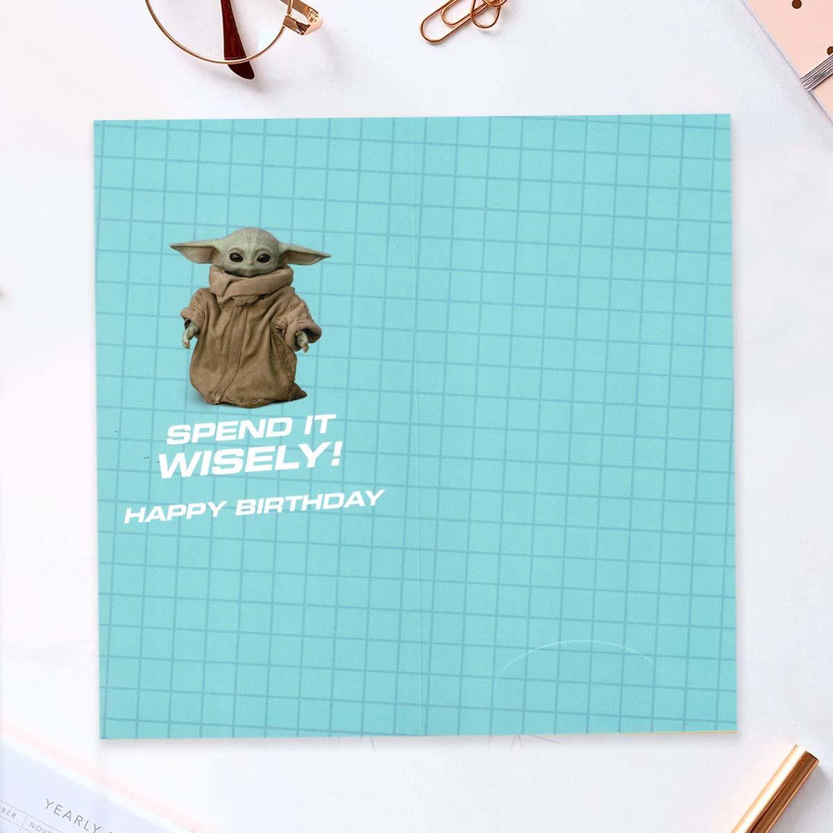 Inside with greeting